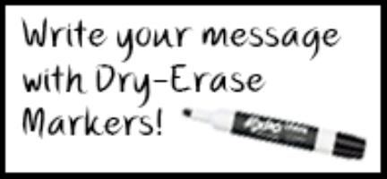 Dry Erase Wall Decals