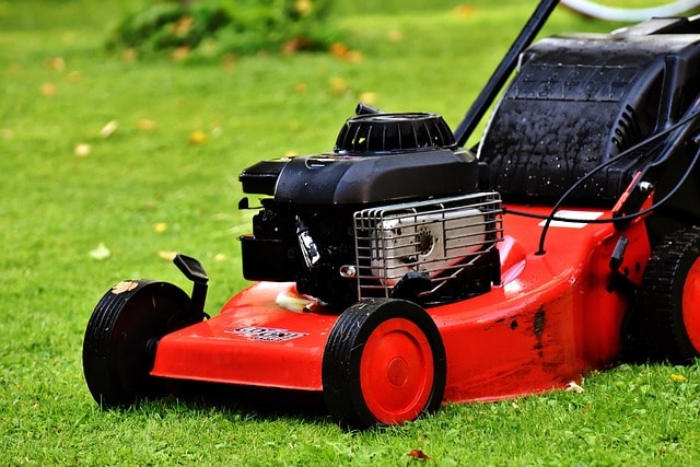 Lawn mower for yard circles