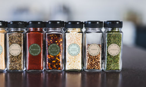 Custom Spice Jar Labels