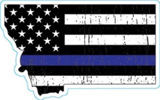 Montana Thin Blue Line Decal