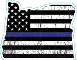 Oregon Thin Blue Line Decal