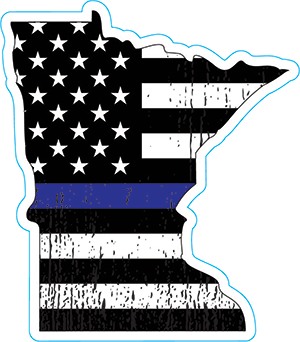 Minnesota Thin Blue Line Decal