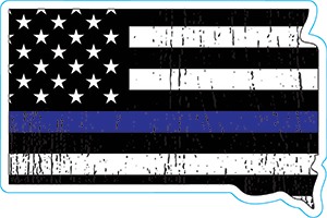 South Dakota Thin Blue Line Decal