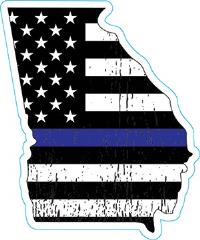 Georgia Thin Blue Line Decal