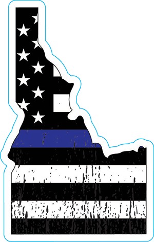 Idaho Thin Blue Line Decal