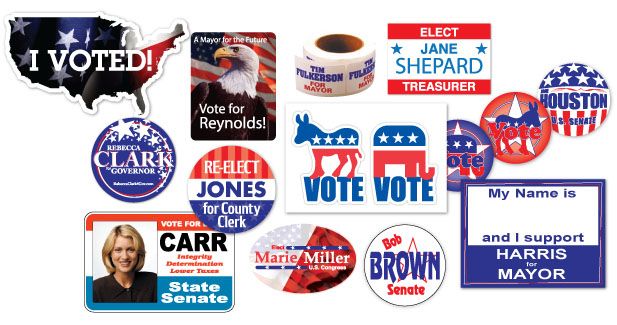 Political Stickers | Decals.com